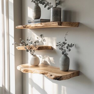 Floating corner shelf live edge floating shelf bookshelf decorations corner wall shelf nursery bookshelf housewarming gift