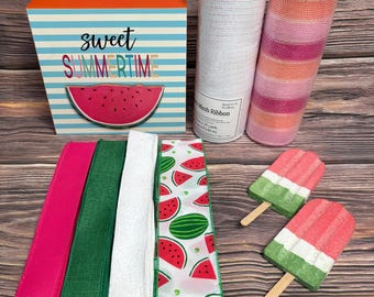 Paquete de decoración de sandía dulce de verano