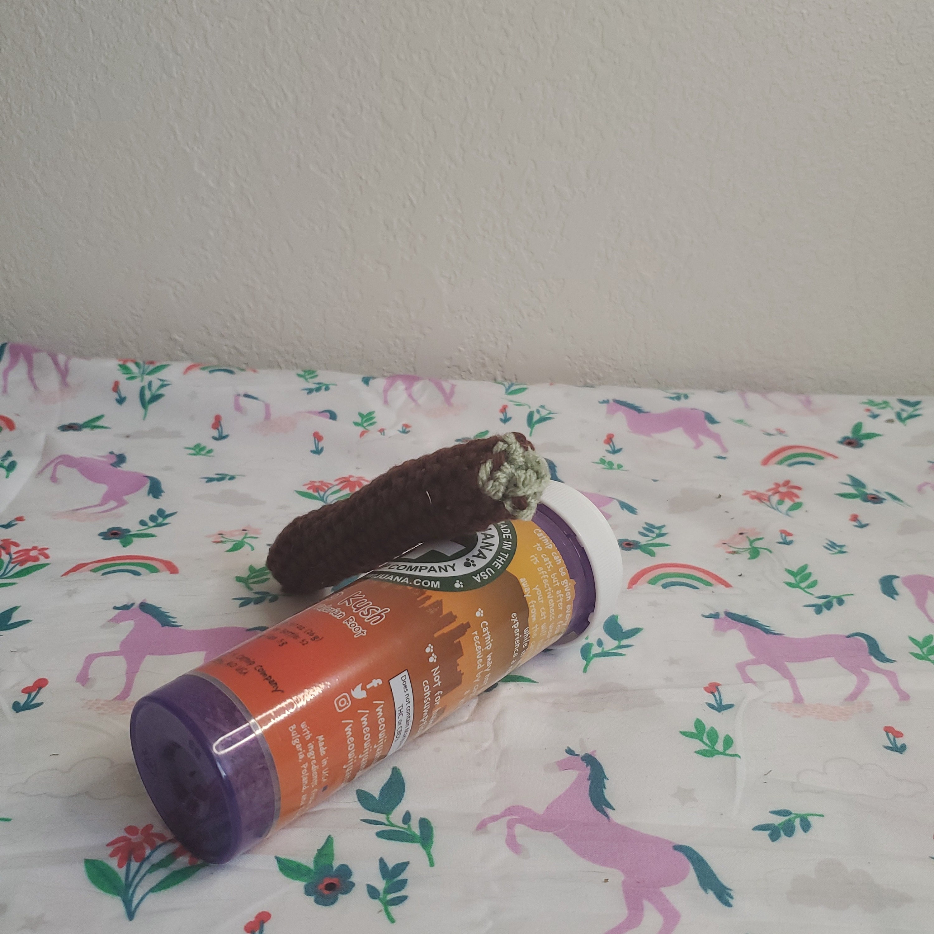 Catnip blunt Cat toy hand made cat toy crochet cat toy Etsy