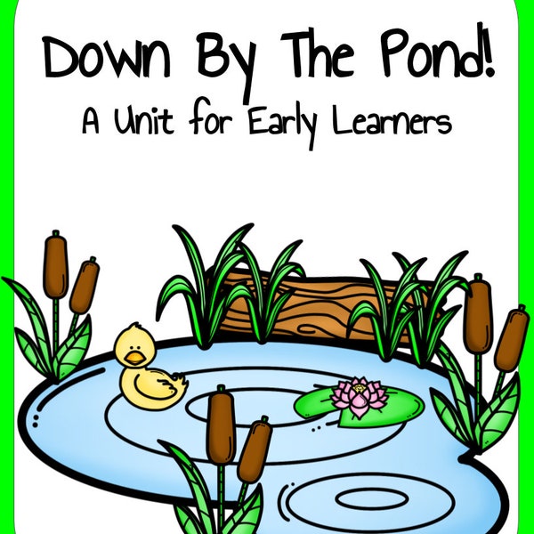 Pond Preschool Unit, PreK, Education, Lesson Plans, Preschool Activities, Homeschool