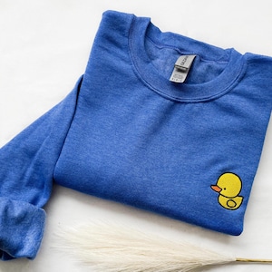 Embroidered Duck Sweatshirt