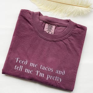 Embroidered Personalized T-Shirt, Short Sleeve, Custom Embroidery, Gifts for Grads