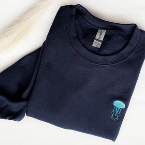 Embroidered Jellyfish Sweatshirt