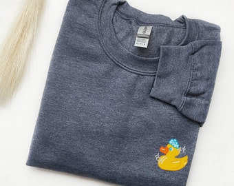 Embroidered Rubber Duck Sweatshirt