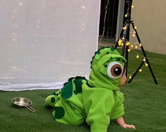 Green Chameleon Halloween Costume Custom Made Pascal Lizard Reptile Iguana