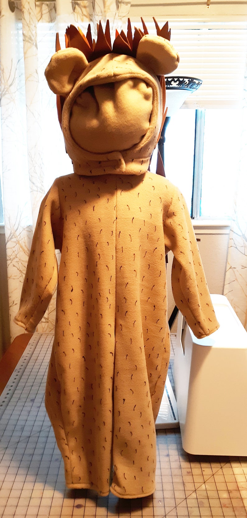 Hedgehog Short Quill Porcupine Halloween Costume Ready To Ship Woodland Creature Animal Toddler Kids