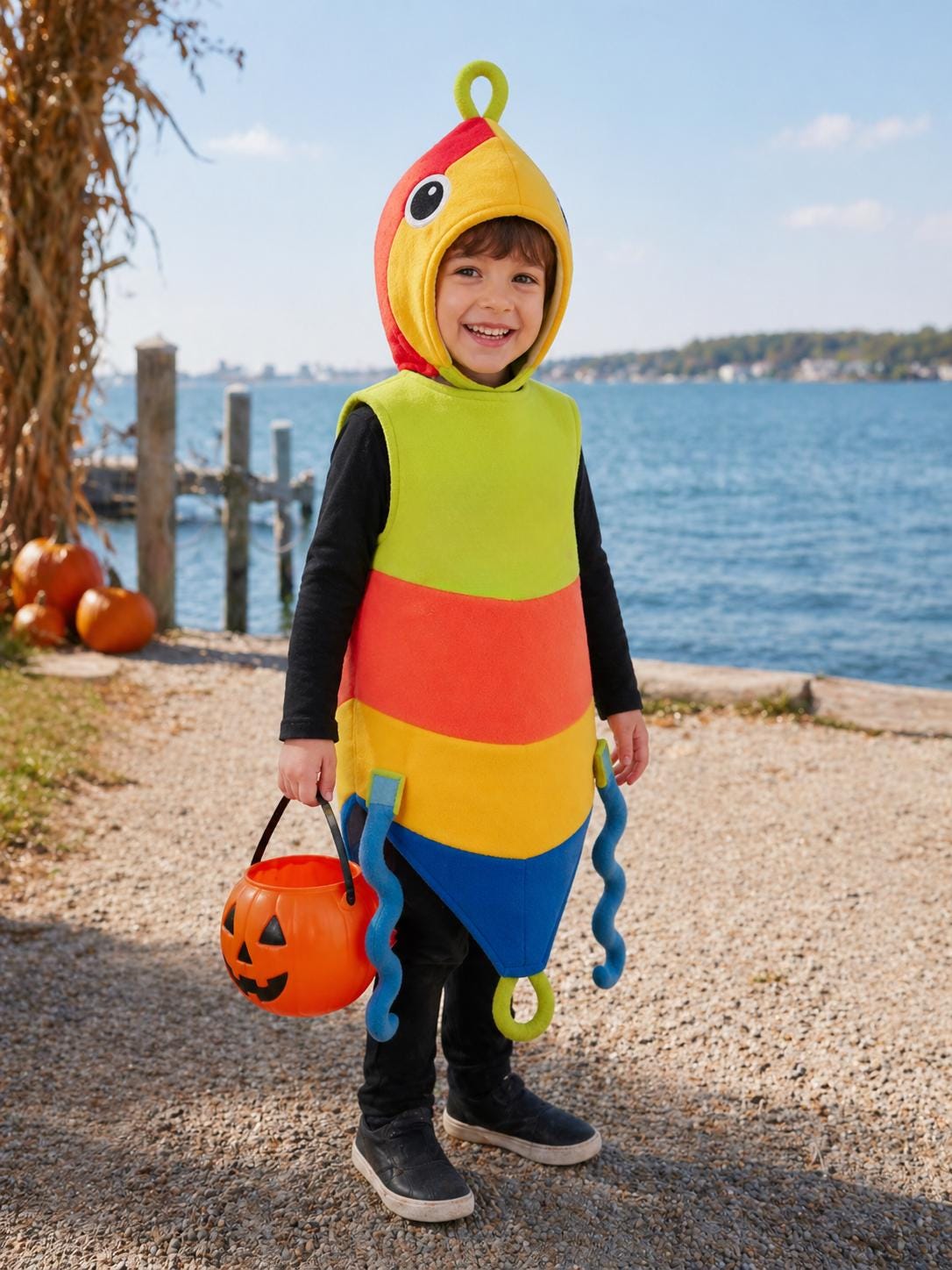 diy fishing lure costume Catch Of The Day  Halloween Hallway 2 chest 21 waist 20 Approx height 34 These are your childs measurements Spinner bait Halloween costume 2020
