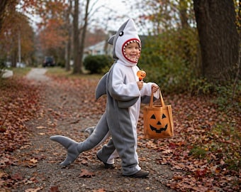 Great White Shark Halloween Costume, Kids Shark Costume, Ocean Animal Halloween Costume, Shark Week Outfit, Sea Creature Suit