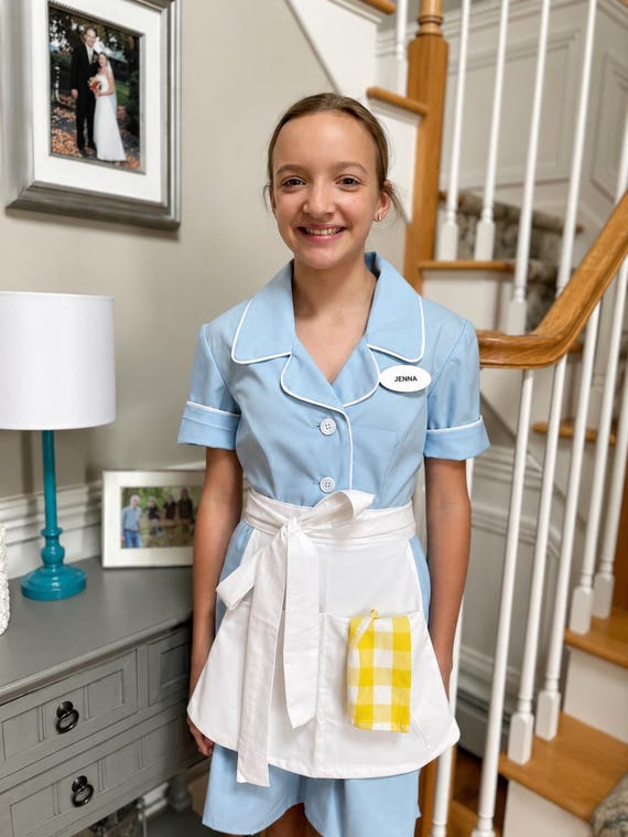 light blue waitress dress Amazon.com: Musical Waitress Cosplay Costume Women Blue Maid Dress Uniform  with Apron Outfit (Blue, XS) : Clothing, Shoes & Jewelry
