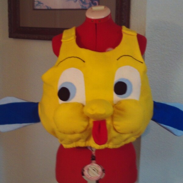 Kids Flounder Fish Halloween Costume Custom Made The Little Mermaid Inspired