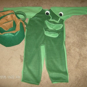 Green Snail With Shell Halloween Costume Custom Made