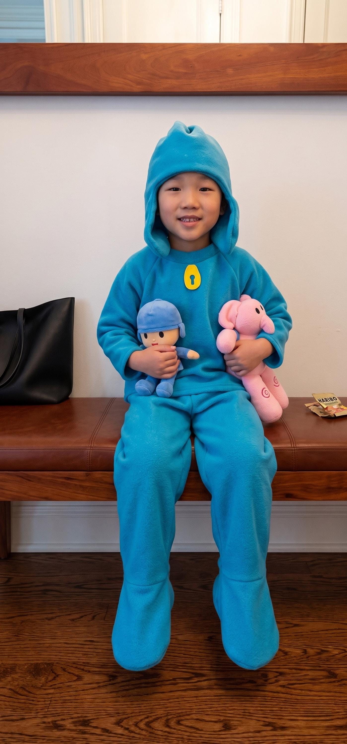 pocoyo fancy dress party Pocoyo Boy Costume for Adults - Unisex Cartoon Mascot Outfit for Parties, Rentals, and Promotions