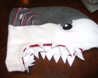 Great White Shark Halloween Costume Fleece Unique Custom Made