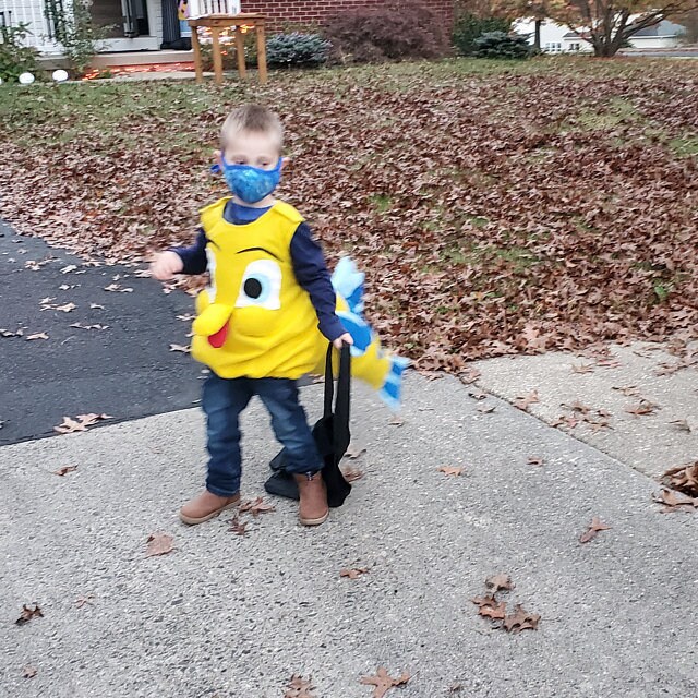 Kids Flounder Fish Halloween Costume Custom Made The Little Etsy