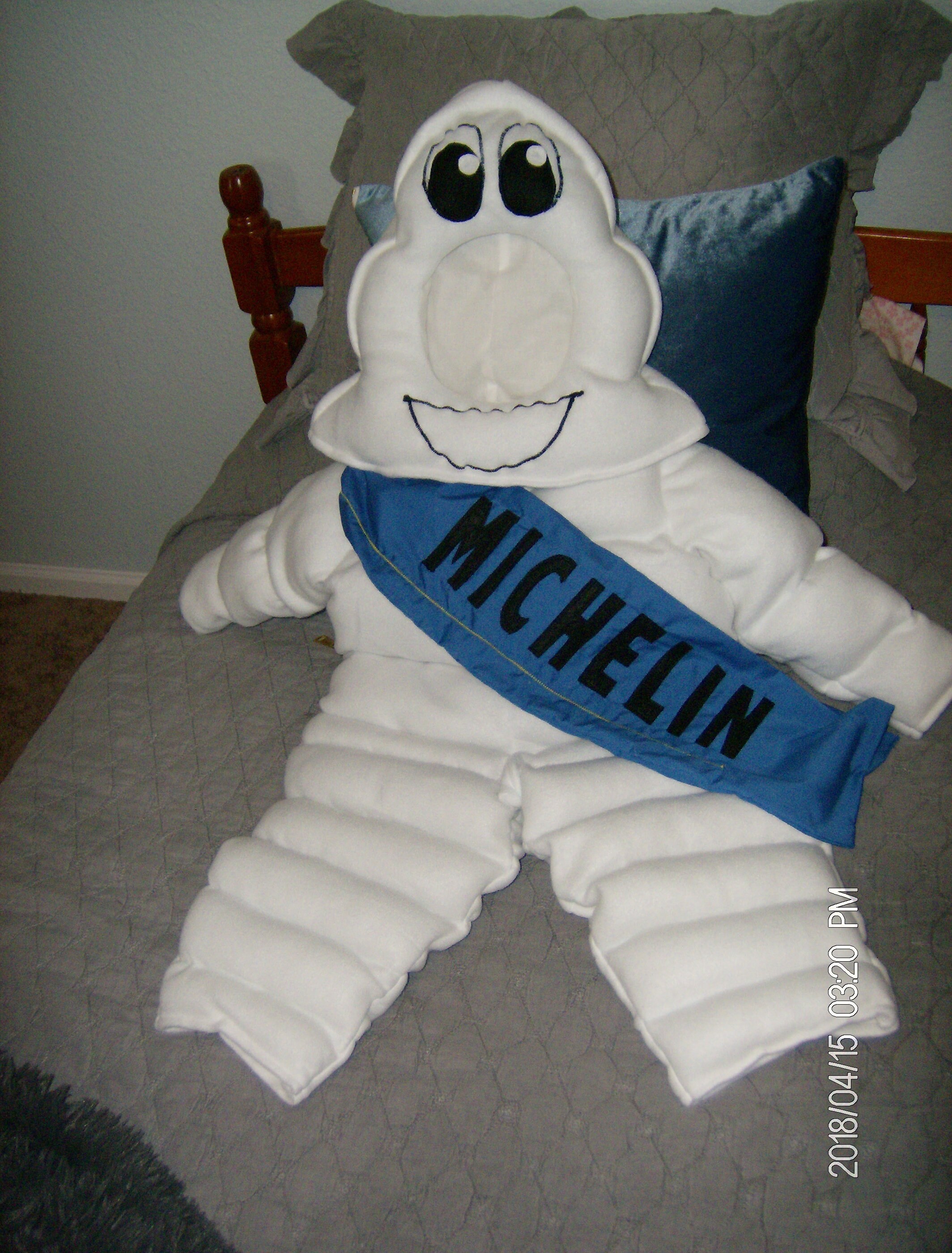 Michelin Man Puffed Fleece Halloween Costume Custom Made Etsy