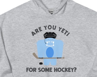Hockey Hoodies for Men, Hockey Sweatshirt for Him, Hockey Mom Gifts, Funny Hockey Gift for Friend, Thank you Gifts for Coach, Swag for Girls