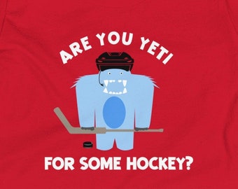 Goalie Shirt for Kids, Hockey Gifts for Goalie Girl, Hockey Shirt for Boy, Birthday Gift for Girl, Yeti Shirt for Him, Sports Gifts for Her