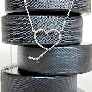 Hockey Goalie Necklace, Hockey Necklace for Girl, Goalie Mom Necklace, Hockey Jewelry for Women, Girlfriend Gift, Statement Necklace for Her