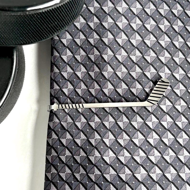 Hockey Stick Tie Clip