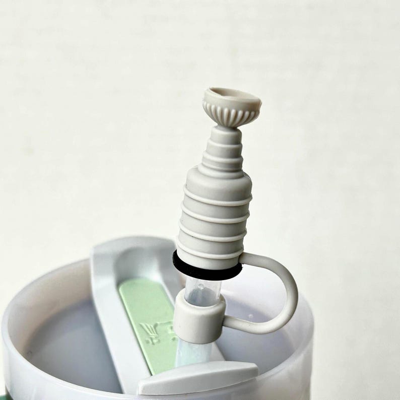 Hockey Stanley Cup Straw Topper by Hockey Ice Time