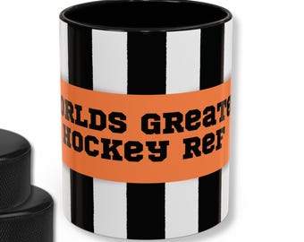 Hockey Referee Mug, Worlds Greatest, Hockey Referee Gifts, Hockey Gifts for Him, Gratitude Mug, Appreciation Gift, Recognition Gifts for Her