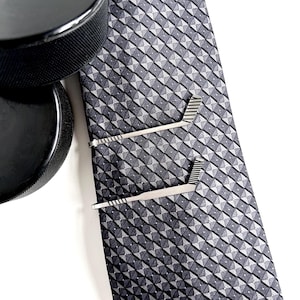Hockey Wedding Tie Clips