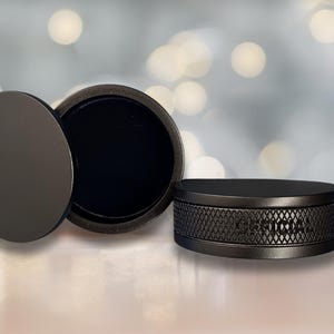 Hockey Puck Wood Box
