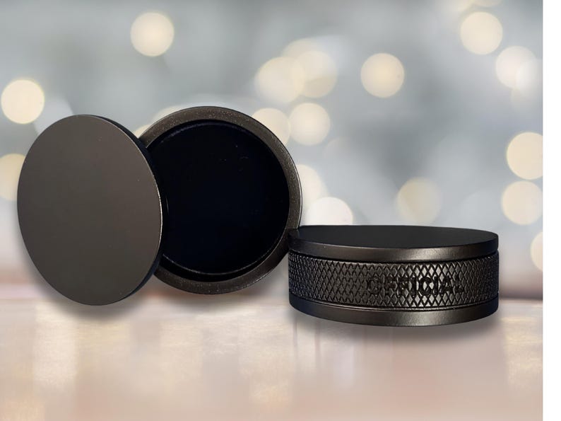 Hockey Puck Wood Box