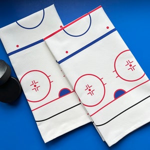 Hockey Towel Set, Hockey Decor, Thank you Gift for Billet Mom, Hockey Mom Gift, Team Manager Gift, Hockey Gifts for Women, Gift Basket Ideas