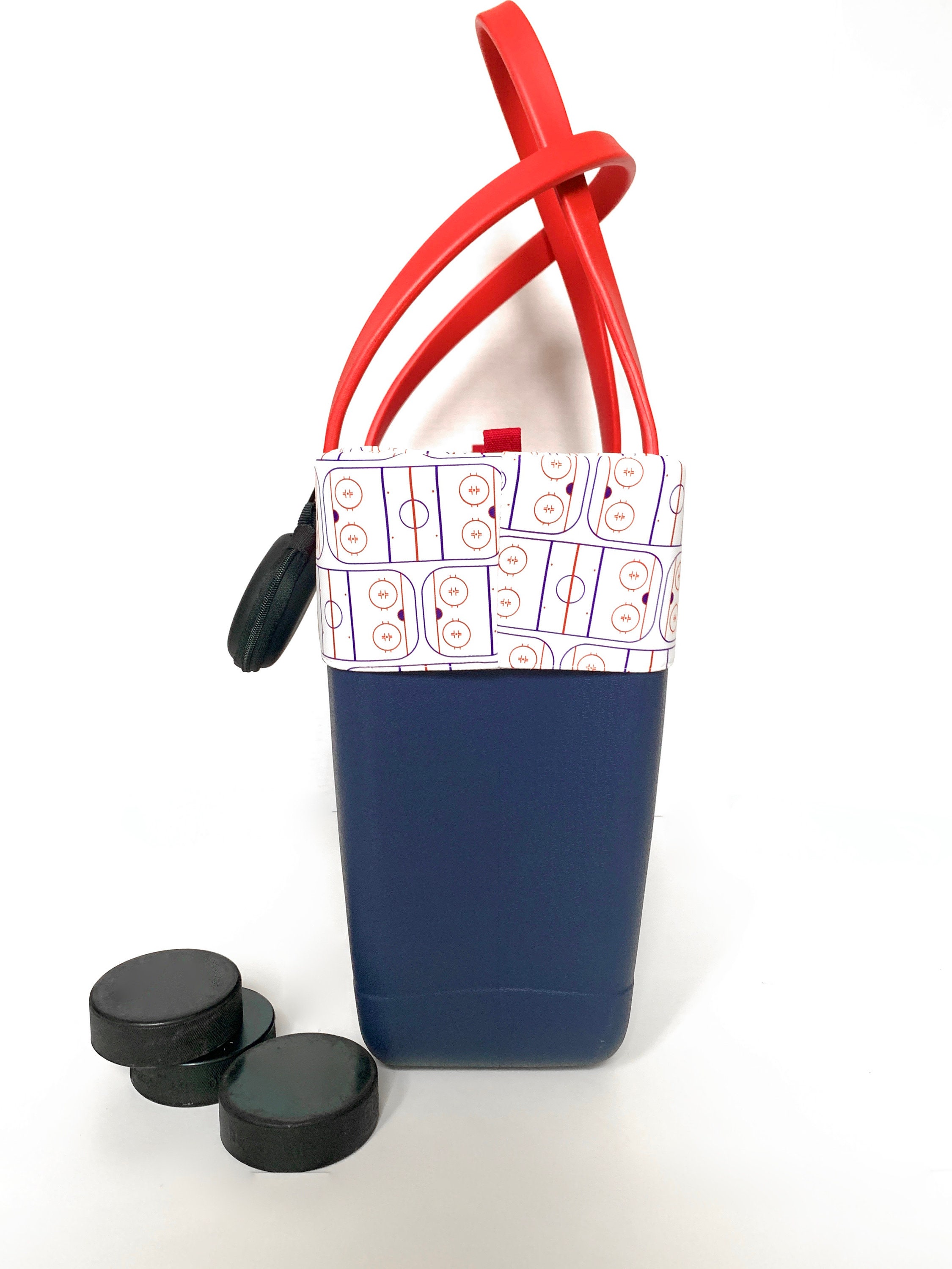 Sports Tote Bag, Rubber Tote Bag with Zipper, Team Mom Gifts, Personalized Gifts for Mom, Fundraiser Gift Baskets, Cute Tote Bag for Summer