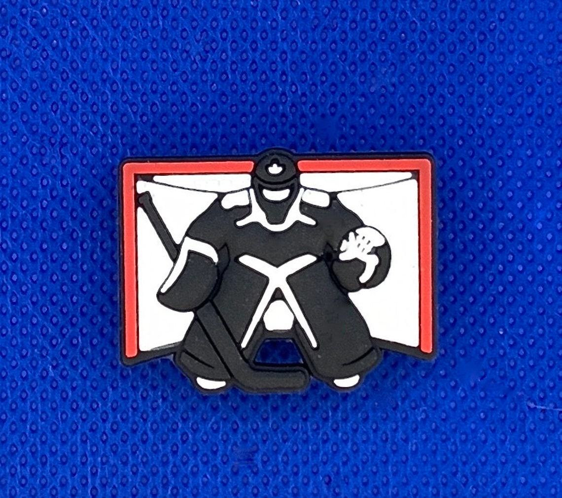 Hockey Croc Charm Hockey Shoe Charm Ice Hockey Charm Charms Etsy