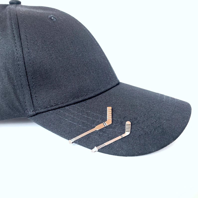Hockey Hat Brim Clip, Hat Clip for Brim, Hockey Coach Gift, Hockey Gifts for Men, Graduation Gifts for Boys, Hockey Team Gifts, SWAG image 7