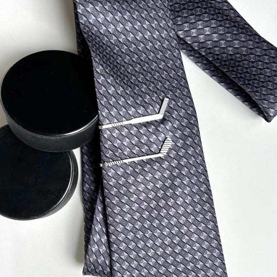 Hockey Tie Clip, Hockey Stick Tie clip,Hockey Team Gifts for Boys, Hockey Gifts for Men, Hockey Coach Gift, Hockey Wedding, Groomsmen Gift,