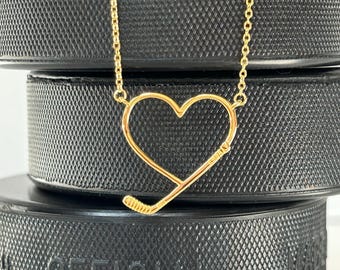 Hockeyketting, hockeycadeaus voor meisjes, hockeymoederketting, gouden hockeysieraden voor vrouwen, ijshockeyketting voor haar, hockeyteamcadeaus