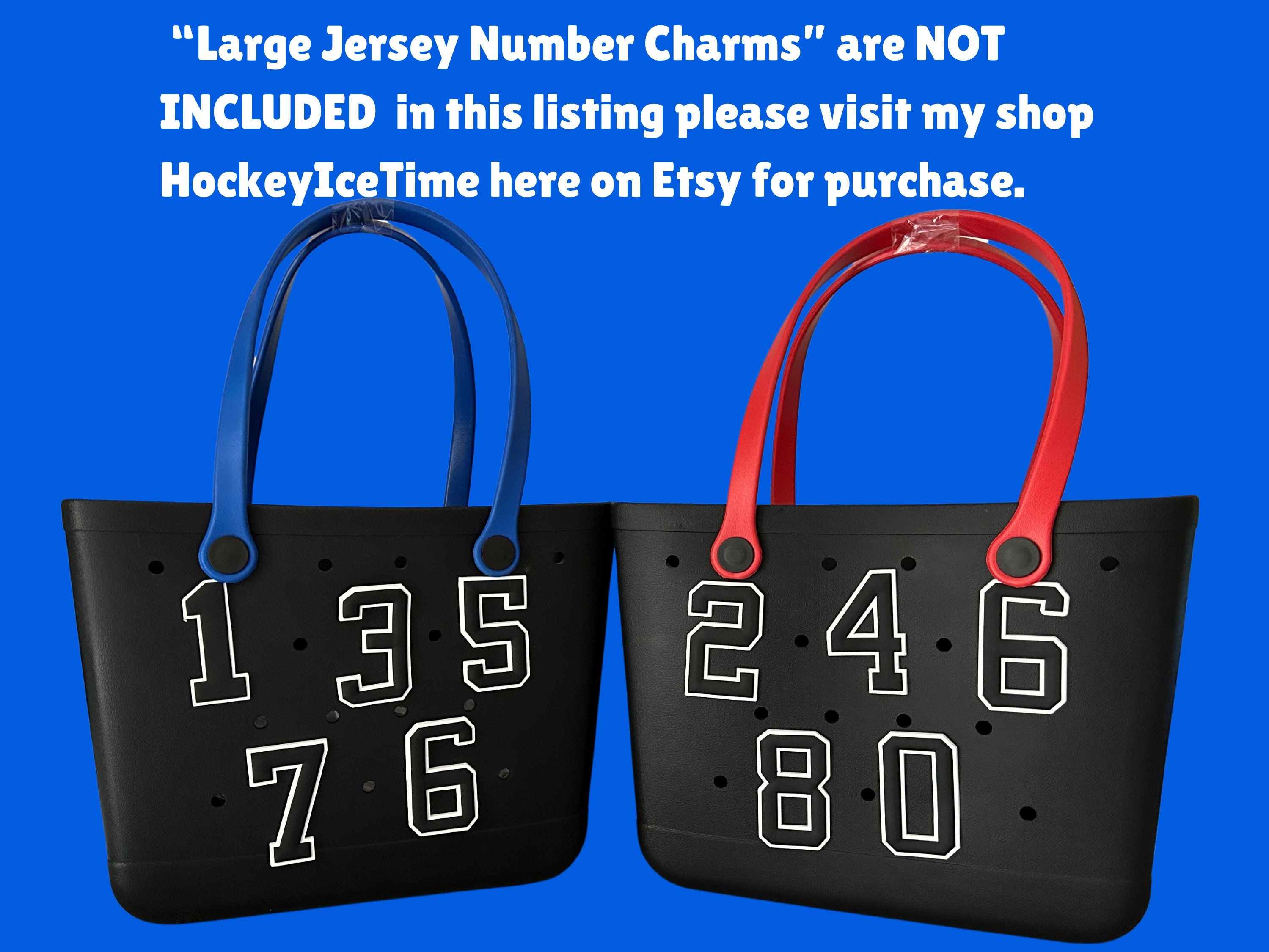 Sports Tote Bag, Rubber Tote Bag with Zipper, Team Mom Gifts, Personalized Gifts for Mom, Fundraiser Gift Baskets, Cute Tote Bag for Summer