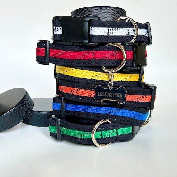 Hockey dog collar hotsell