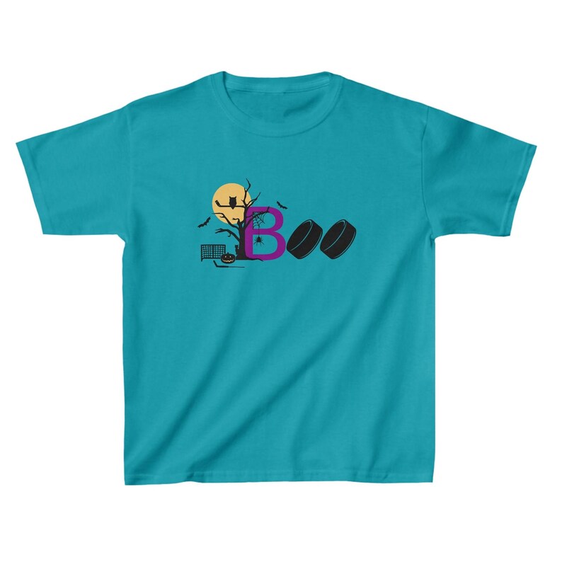 Halloween Hockey TShirts for Kids, Halloween Shirt for Hockey Player, Hockey Gifts for Boys, Halloween Gift Ideas, Hockey Shirts for Girls image 6