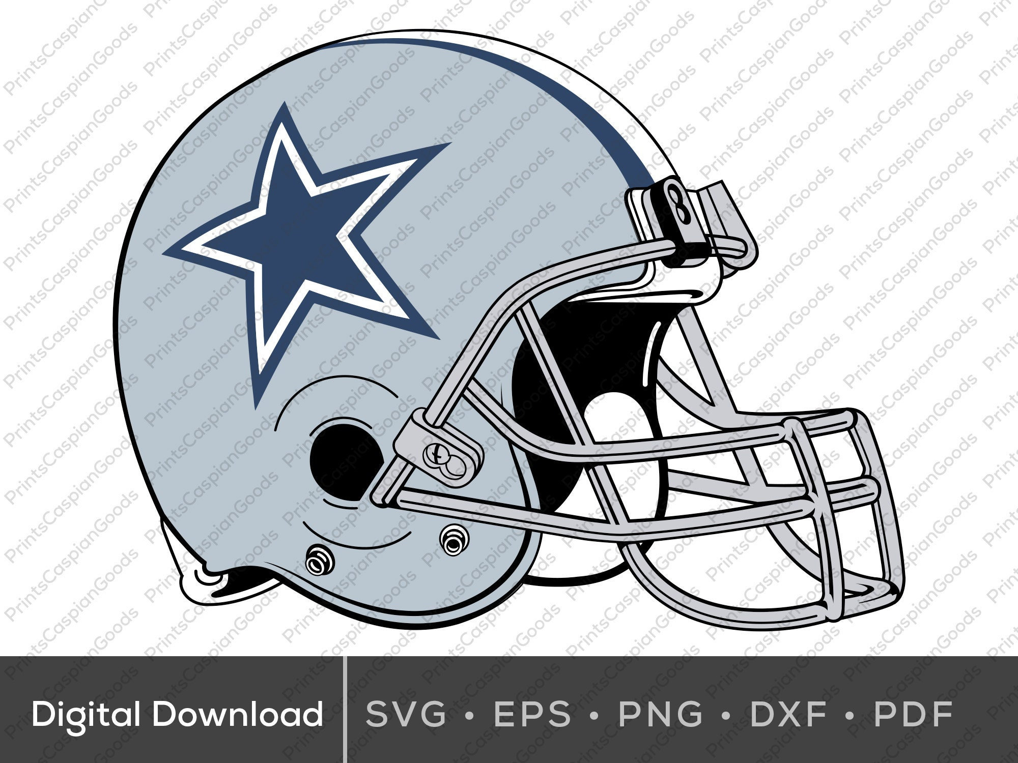 Cowboys Helmet SVG Helmet Star PNG High School Logo Etsy Canada