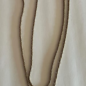 Vintage Monet Goldtone 54” Chain Necklace