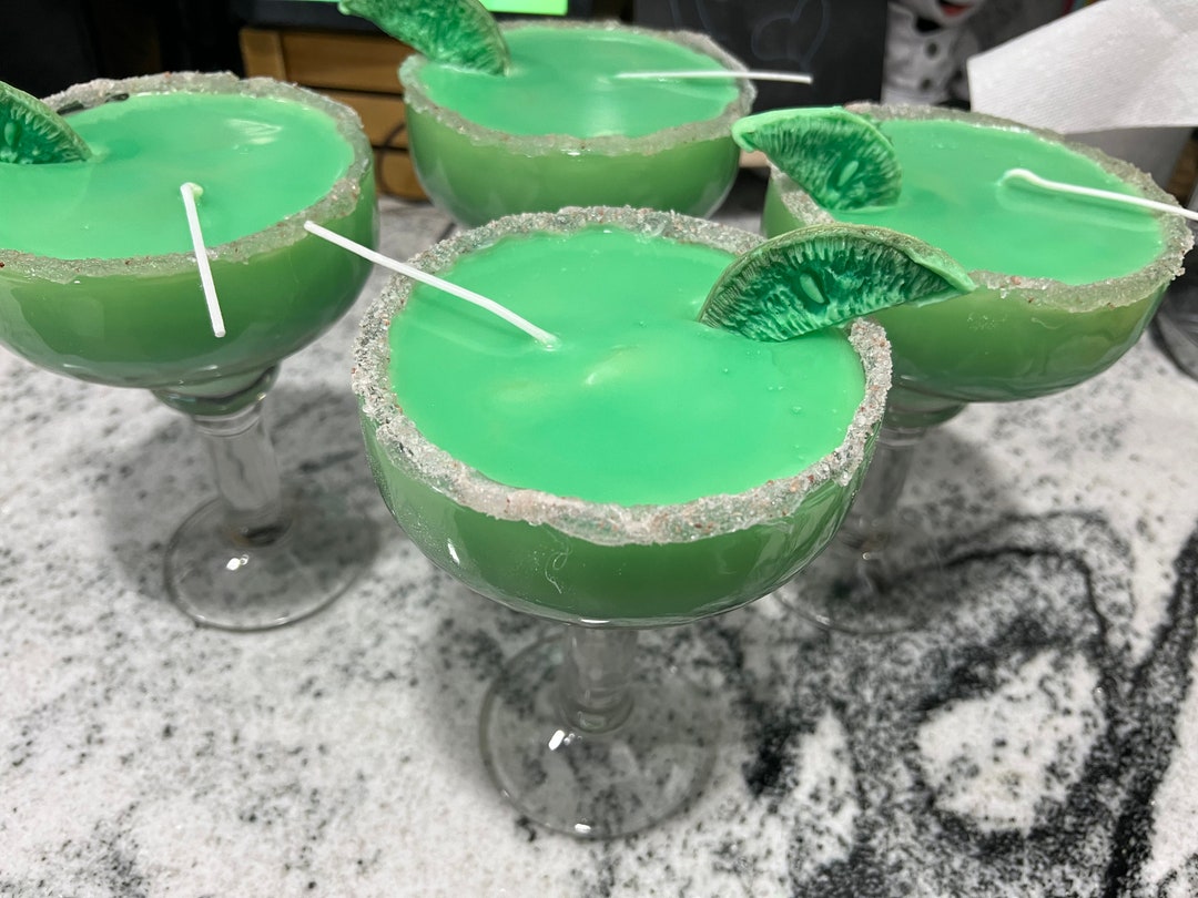 Lime Margarita Candle Cocktail Etsy