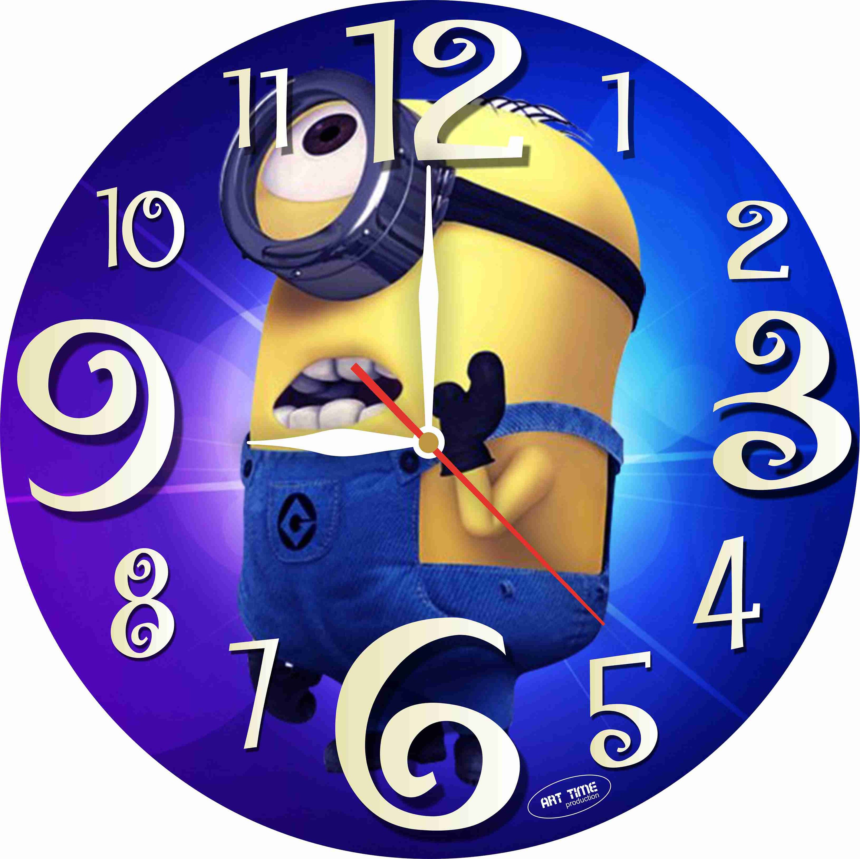 Minions 11 Handmade Wall Clock Get unique décor for home Etsy