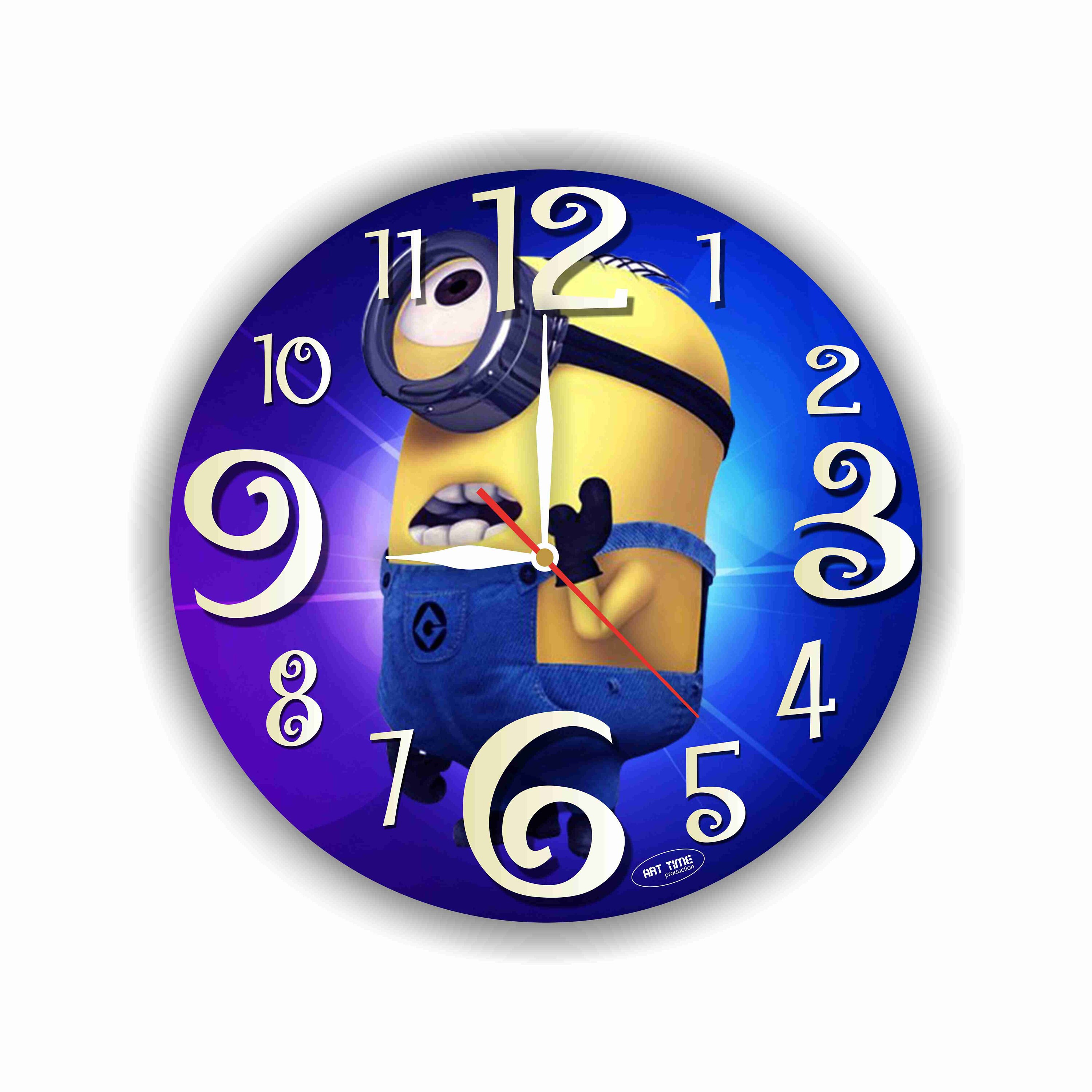 Minions 11 Handmade Wall Clock Get unique décor for home Etsy