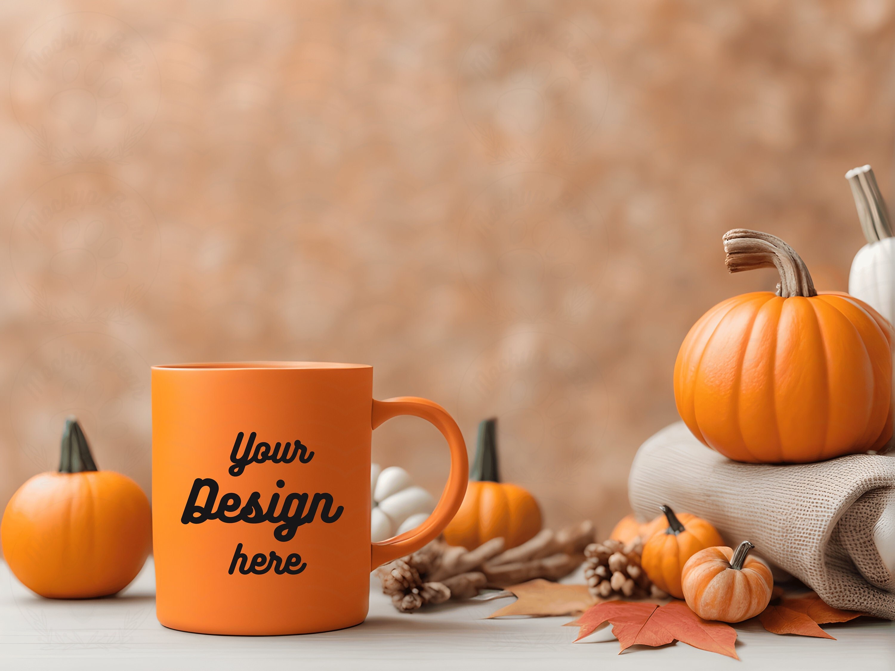 Halloween Mug Mockup Orange Mug Mockup Mock-up Coffee Mug - Etsy