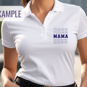 White Poloshirt Mockup for Print on Demand. Ideal for your company, your brand or your sports club. Business and sportswear mockup. Bild 3