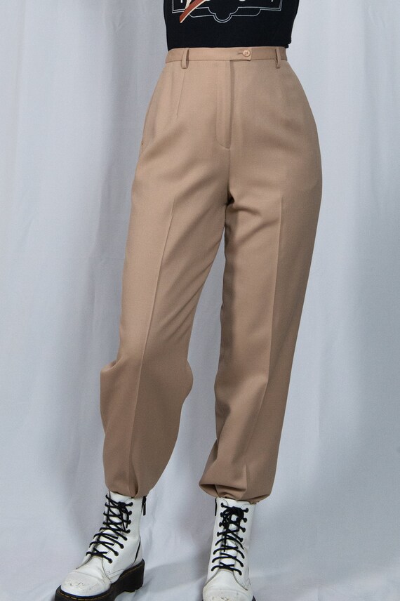 Vintage 90s Pendleton Tan Wool Slacks