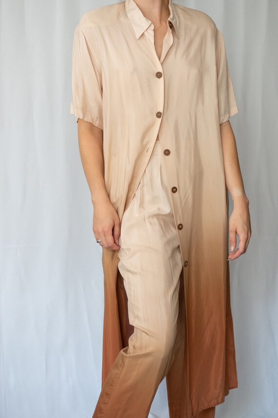 Vintage 80s Ombre 2 Piece Set