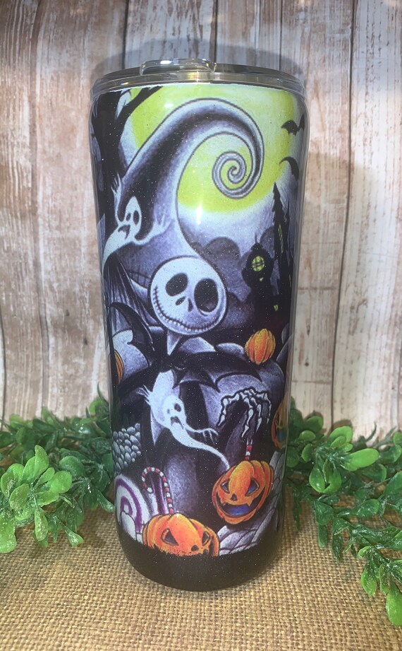 Nightmare before Christmas tumbler | Etsy