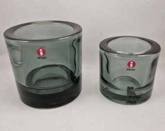 Iittala, BIG Kivi, Grey, 8 cm, Marimekko, Votive, Candleholder, Collectible, Finnish Design, Heikki Orvola