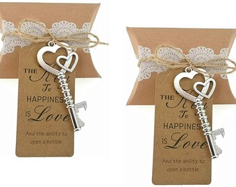 Wedding Love is the Key 12 party favor personalize antique key silk ribbon Wedding Love is the Key 12 party favor personalize antique key silk ribbon