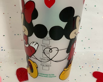 Mickey and Minnie Starbucks tumbler